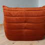 Togo Sessel und Ottoman Set Samt Bernstein-Orange 3