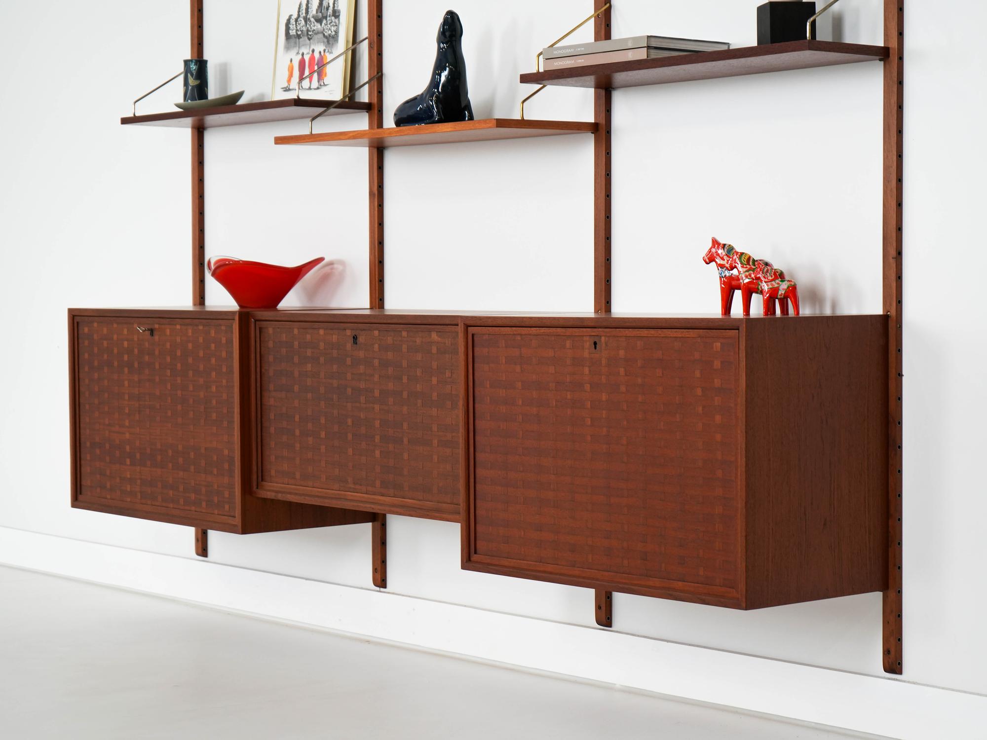 Teak Wood Shelf 1960s 6
