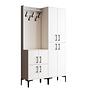 Ana Wardrobe White 120cm x 200cm 4