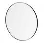 Rim Wandspiegel Black Glas Klar Ø80cm 66933 0