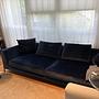 Ray Sofa Samt Blau 2