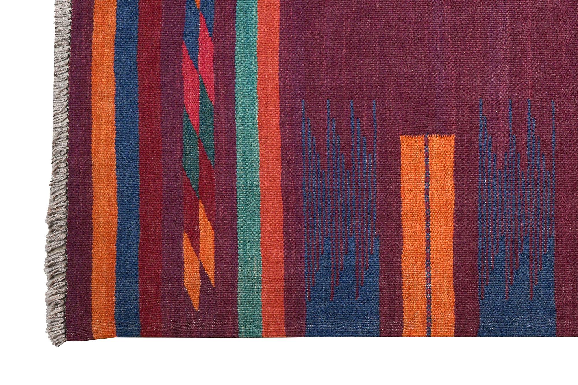 Kilim Gashgai Teppich Mehrfarbig 1
