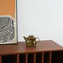 Ceramic teapot 1980s made in Poland 1