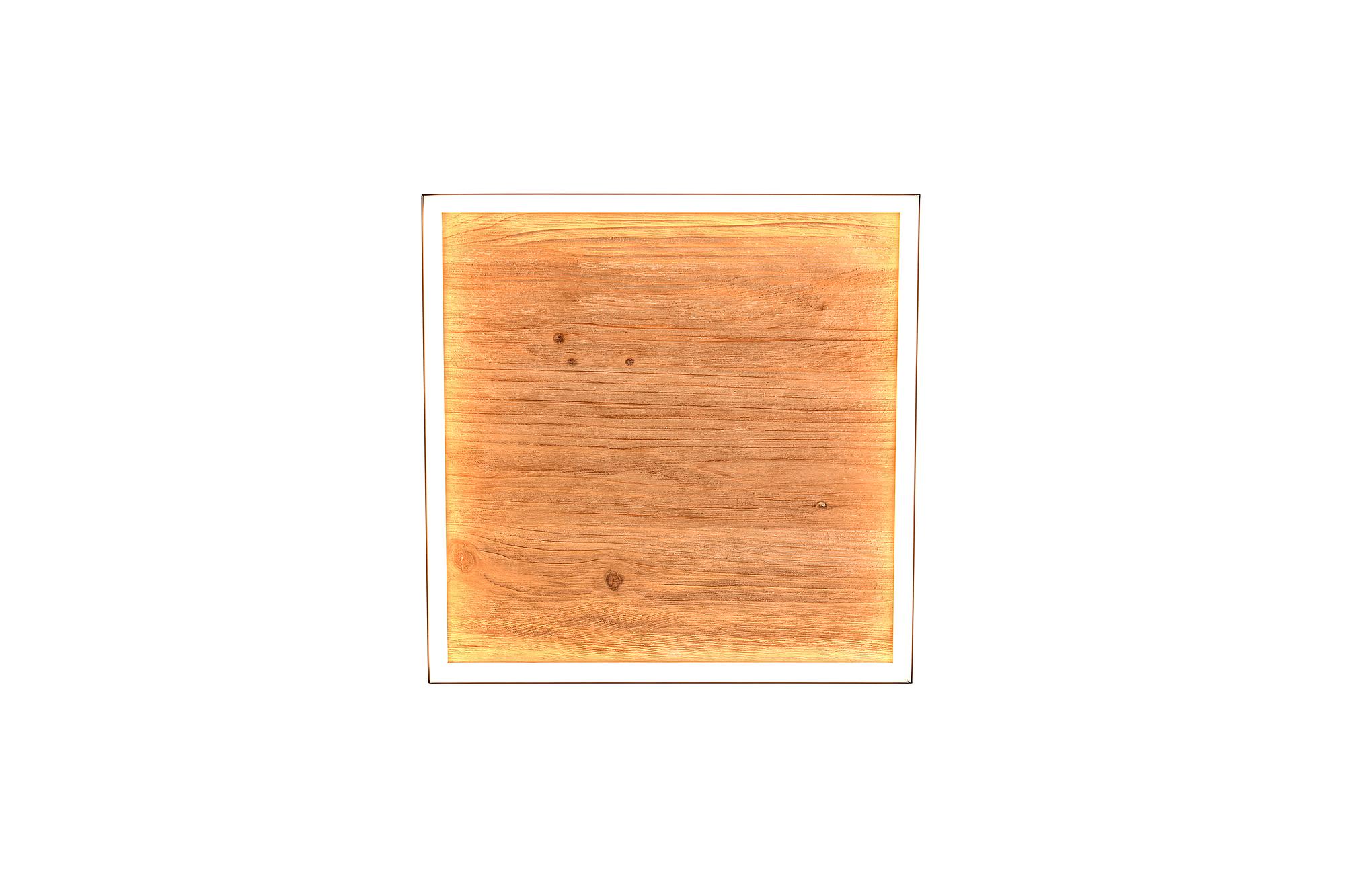 LED ceiling light Kalea 1-light pine iron 3