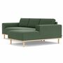 Vilmar Sofa 3-Sitzer Récamiere Rechts Cura Dark Green 4