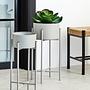 Trosa Groß Standblumenkübel Grau
 0