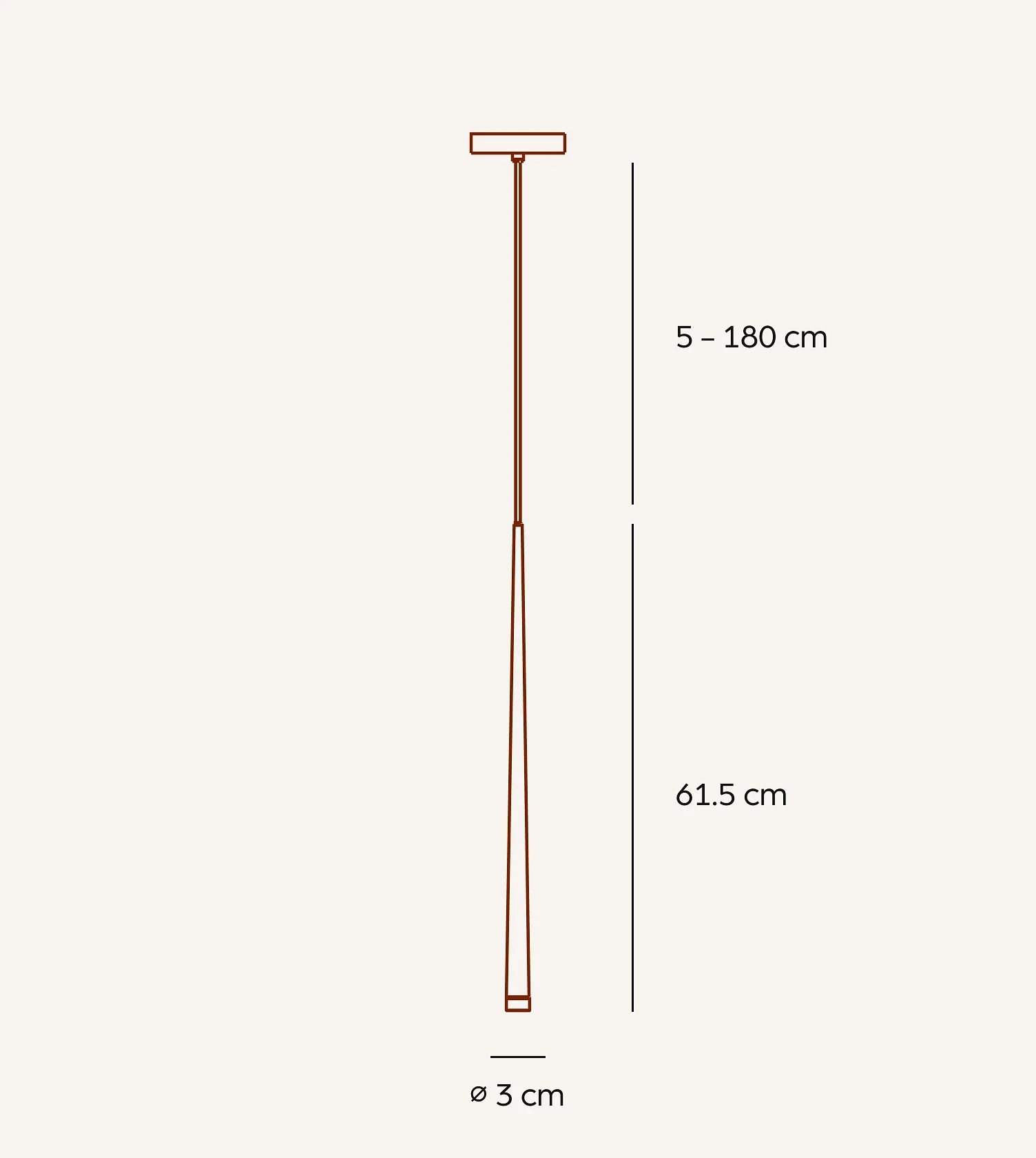 1-Flammige Pendelleuchte Hades Metall Acrylglas Schwarz 1