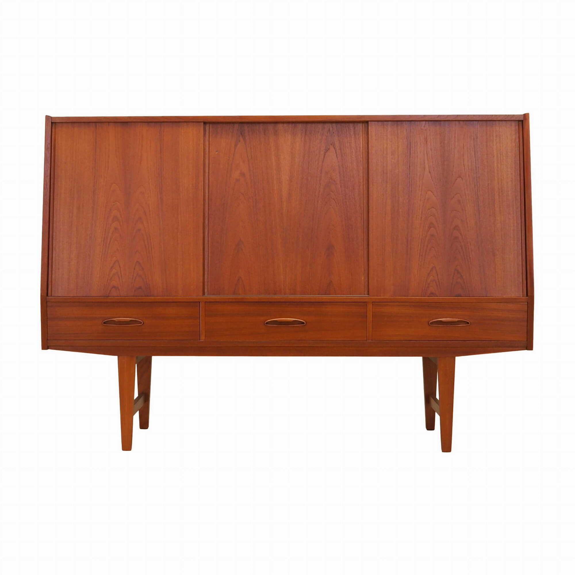 Vintage Sideboard legno di teak marrone anni '60 0