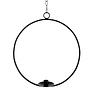 Ijus Decorative Ring with Vase/Candle Holder Black Ø 34cm 3