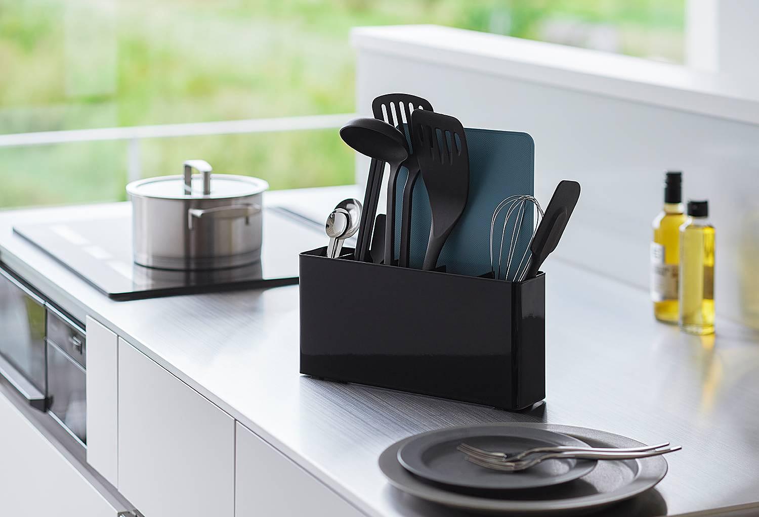 Küchenutensilo Tower Stahl Kunststoff Schwarz 2