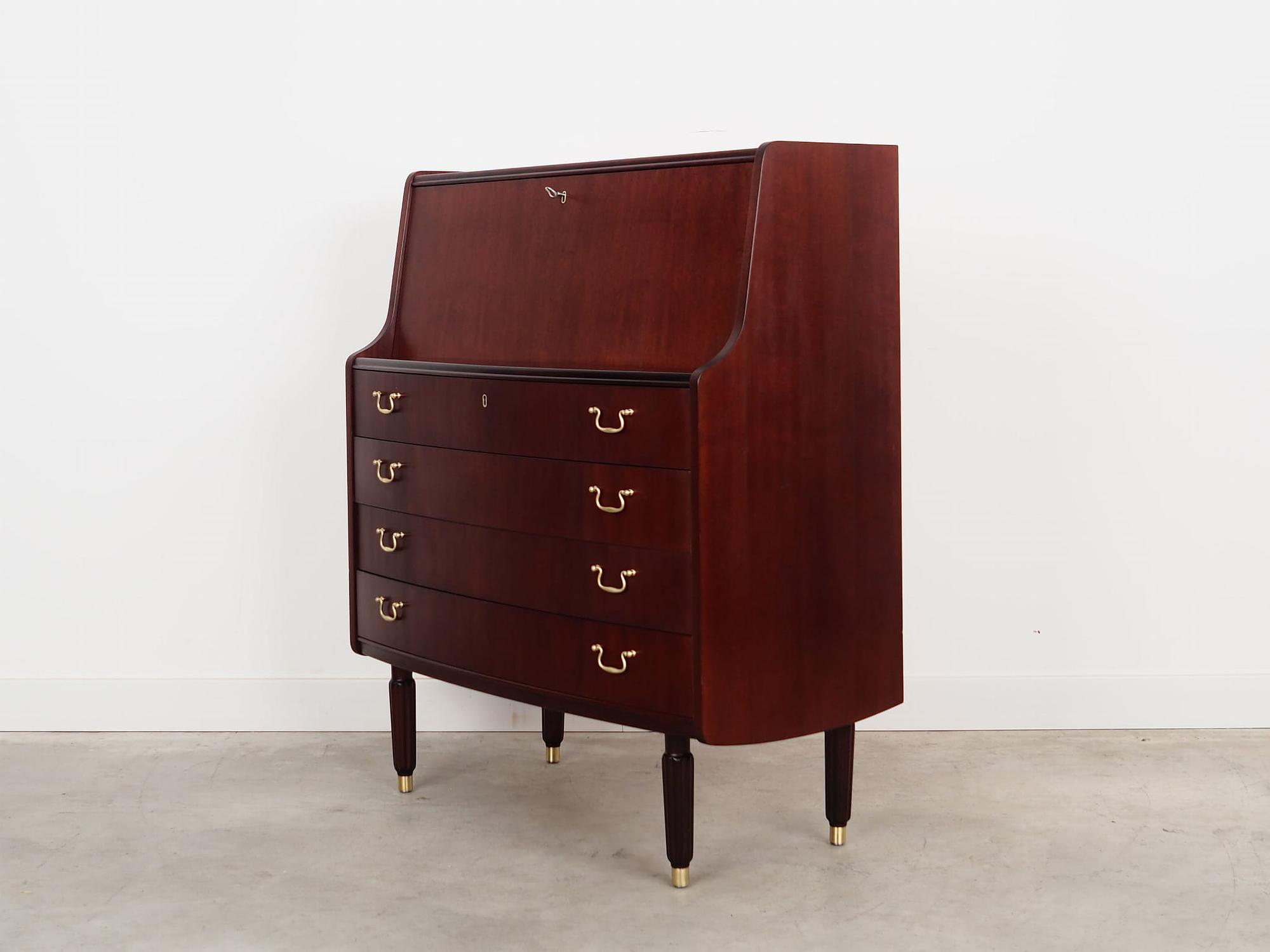 Secretaire in mogano anni '70 3