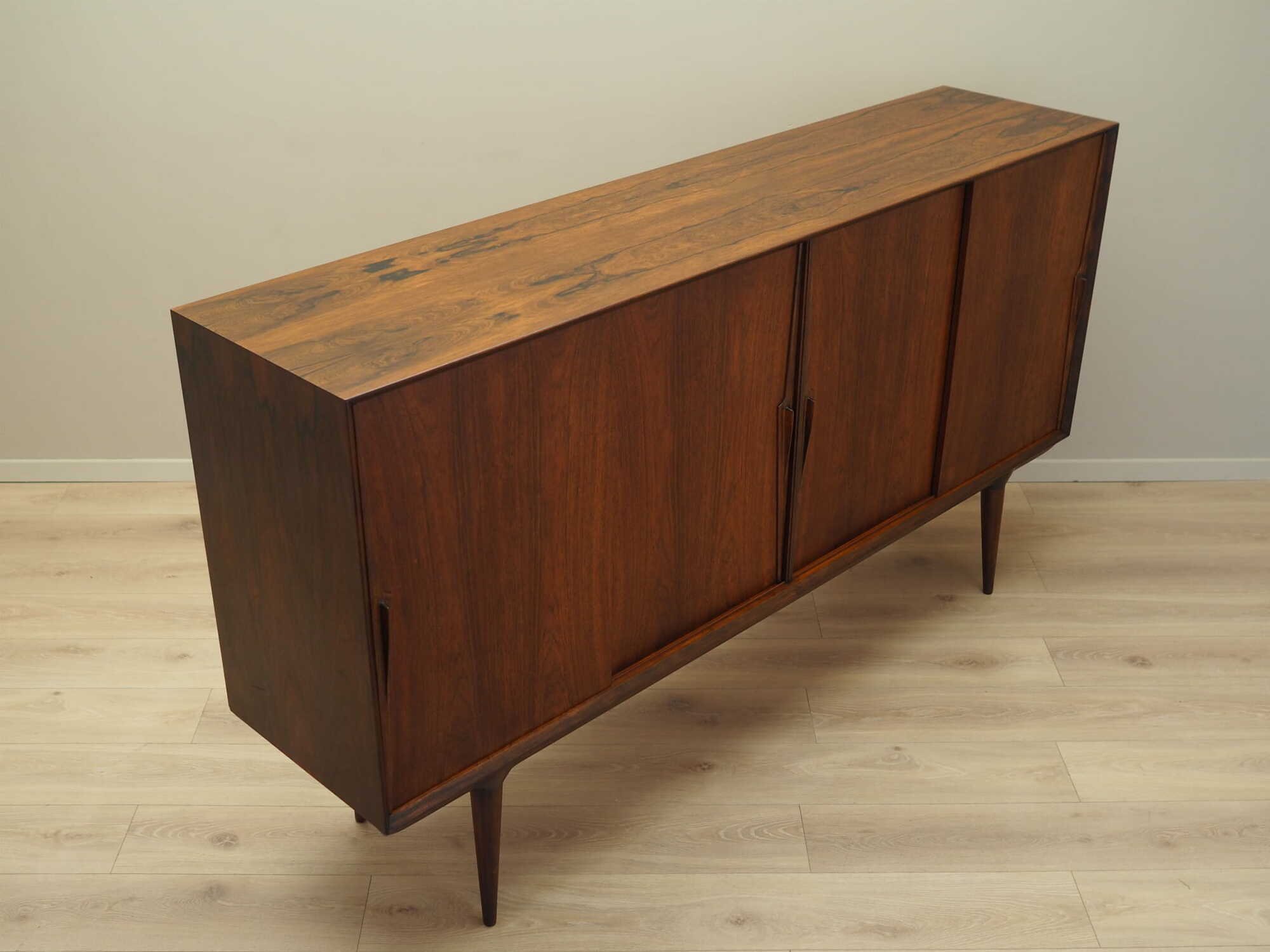 Highboard Rosenholz Braun 1970er Jahre 7