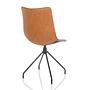 Tarviso dining chair faux leather brown 9