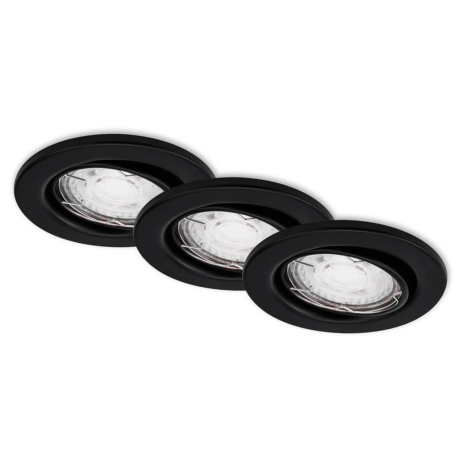 LED-Einbauleuchte Sten V Eisen Schwarz 0