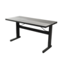 Passerelle Desk Schreibtisch Eichenholz Schwarz Gebeizt 0