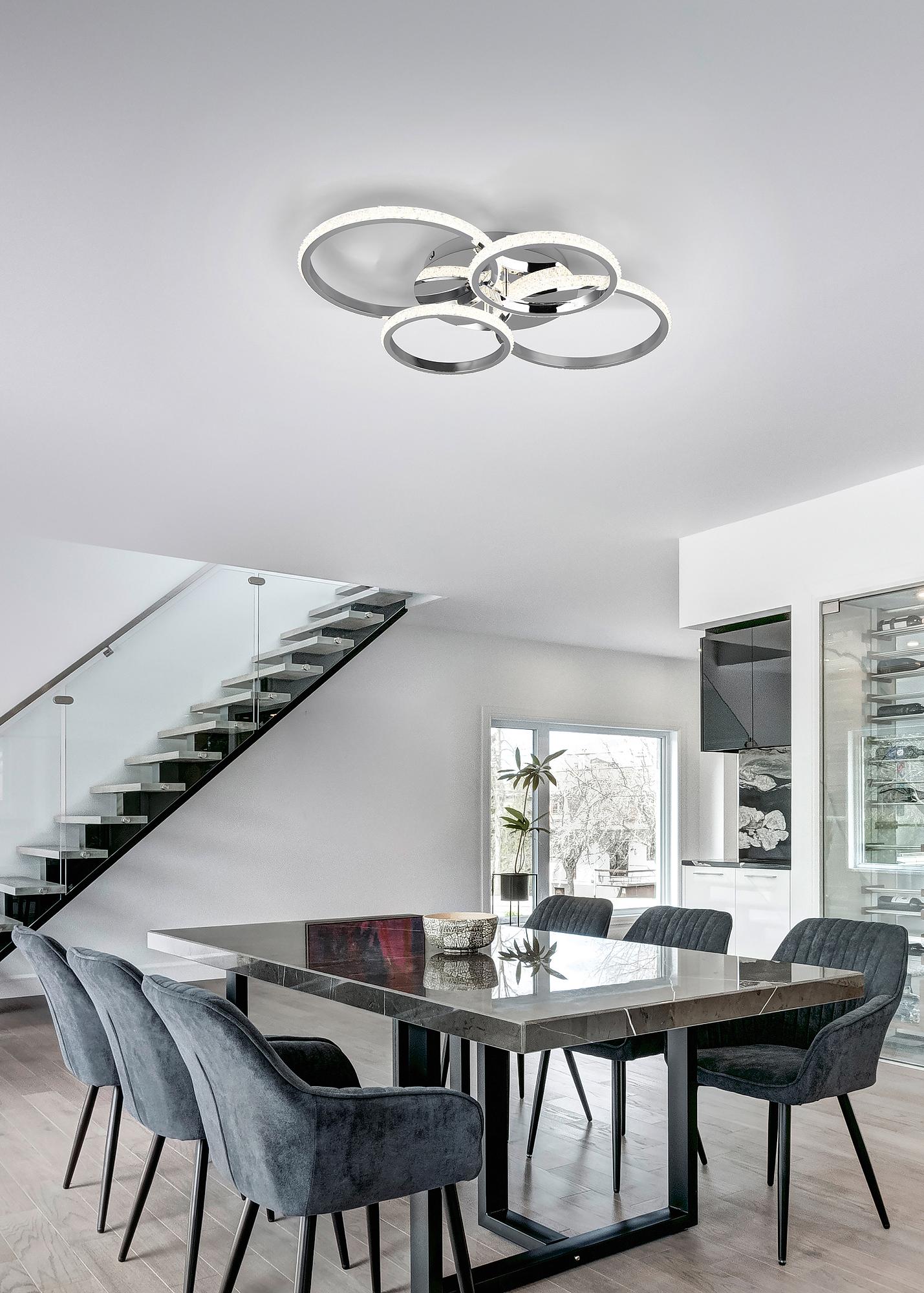 Cires LED-Deckenleuchte Eisen 1-flammig 1