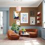 Babette Drehsessel Moss Rust 6