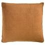 Wafel II Pillowcase Cotton Cognac 50 x 50 cm 0