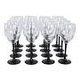 Wine glasses 16x Black 0
