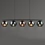 Pendant lamp Sheldon Smoked glass Multicolor 1