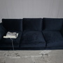 Sigrid Sofa 3-Sitzer Velour Lux Navy 7