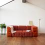 2-seater Modular Sofa System Curt Set of 4 Green 4