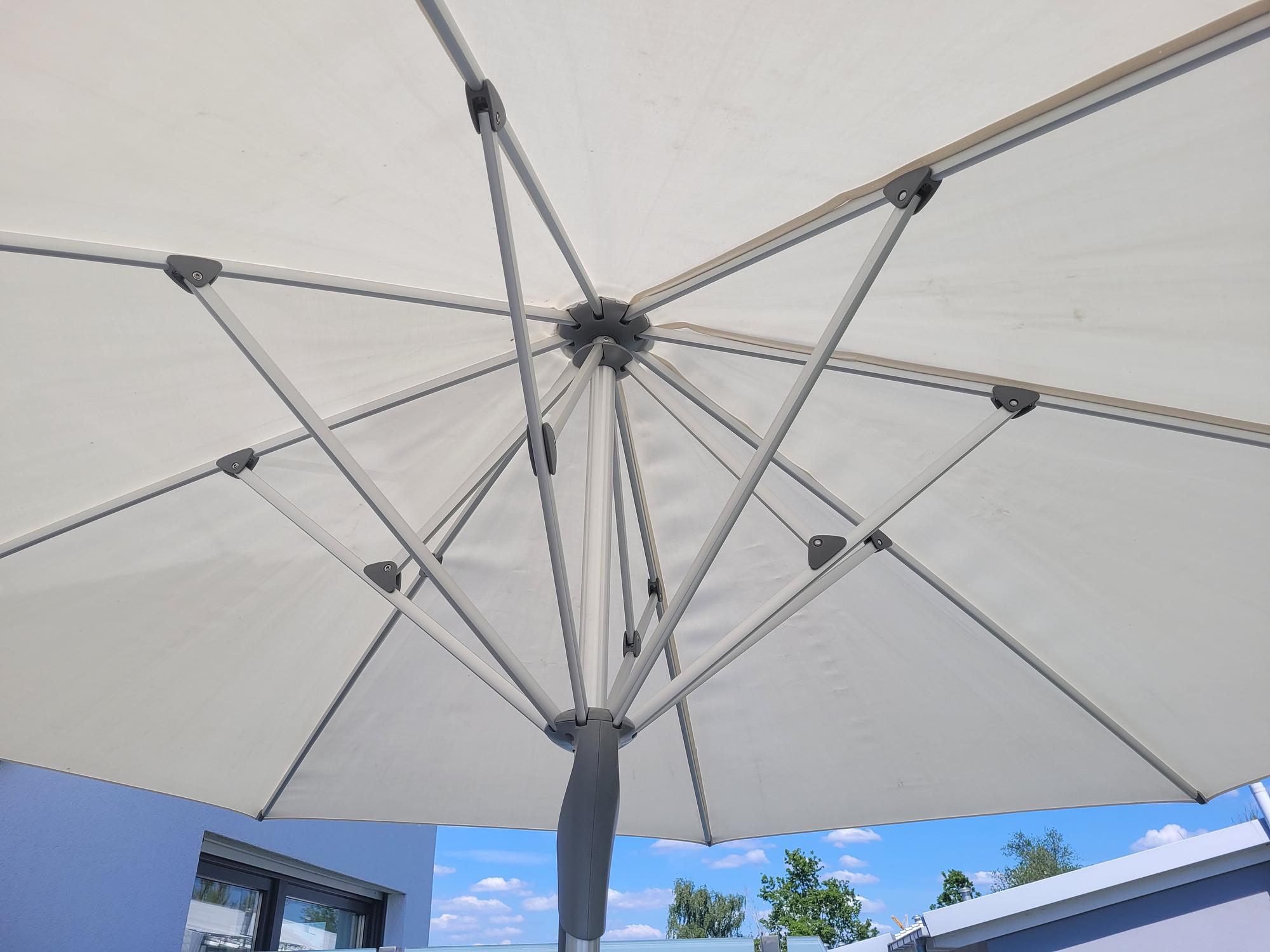 655 Parasol stand &amp; umbrella aluminum 65 kg 4