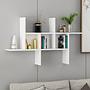 Madagascar Wall Shelf Wood Veneer White 2