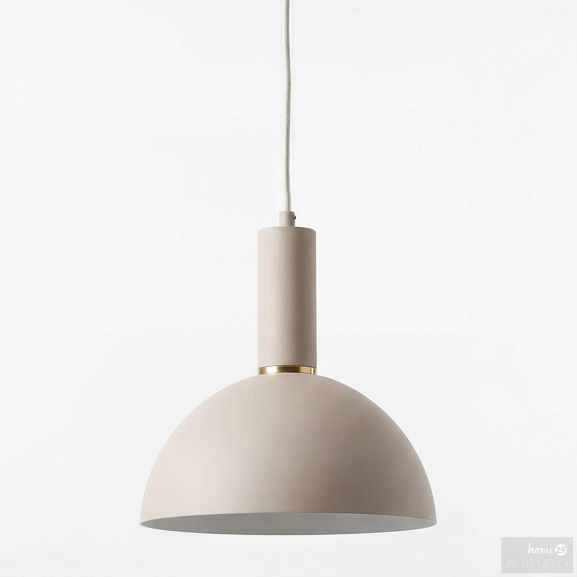 Halbrund Pendelleuchte 1-flammig Opalglas  4