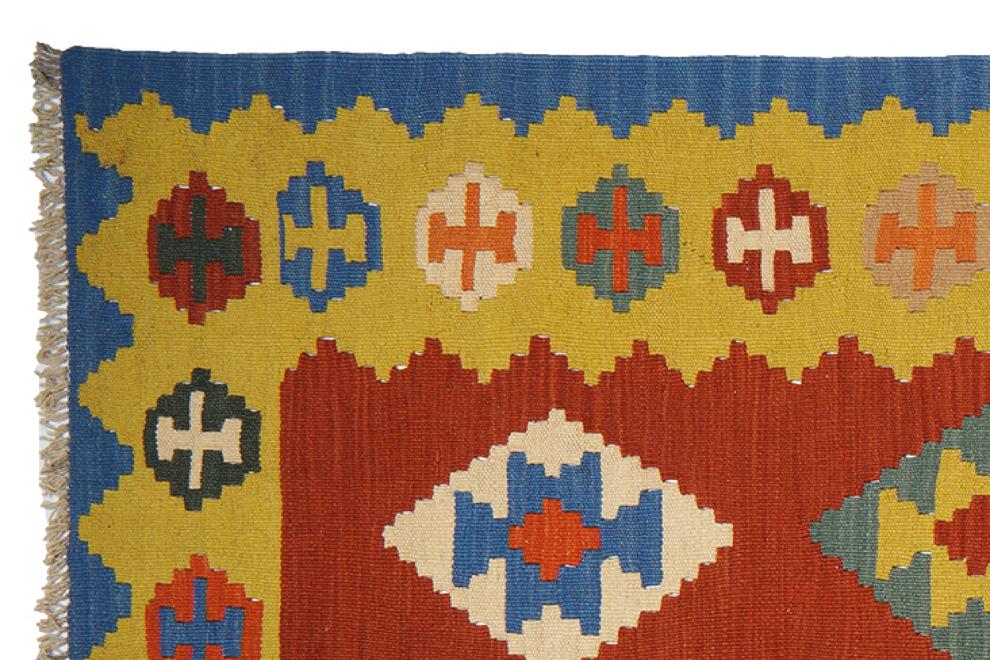 Kilim Gashgai Teppich Mehrfarbig 1