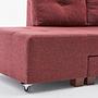 Manama Corner Sofa Bed Right - Claret Red 9