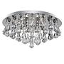 Hanna II Ceiling light Crystal glass Steel 6-bulb 0