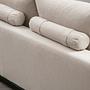 2-seater sofa beige 8