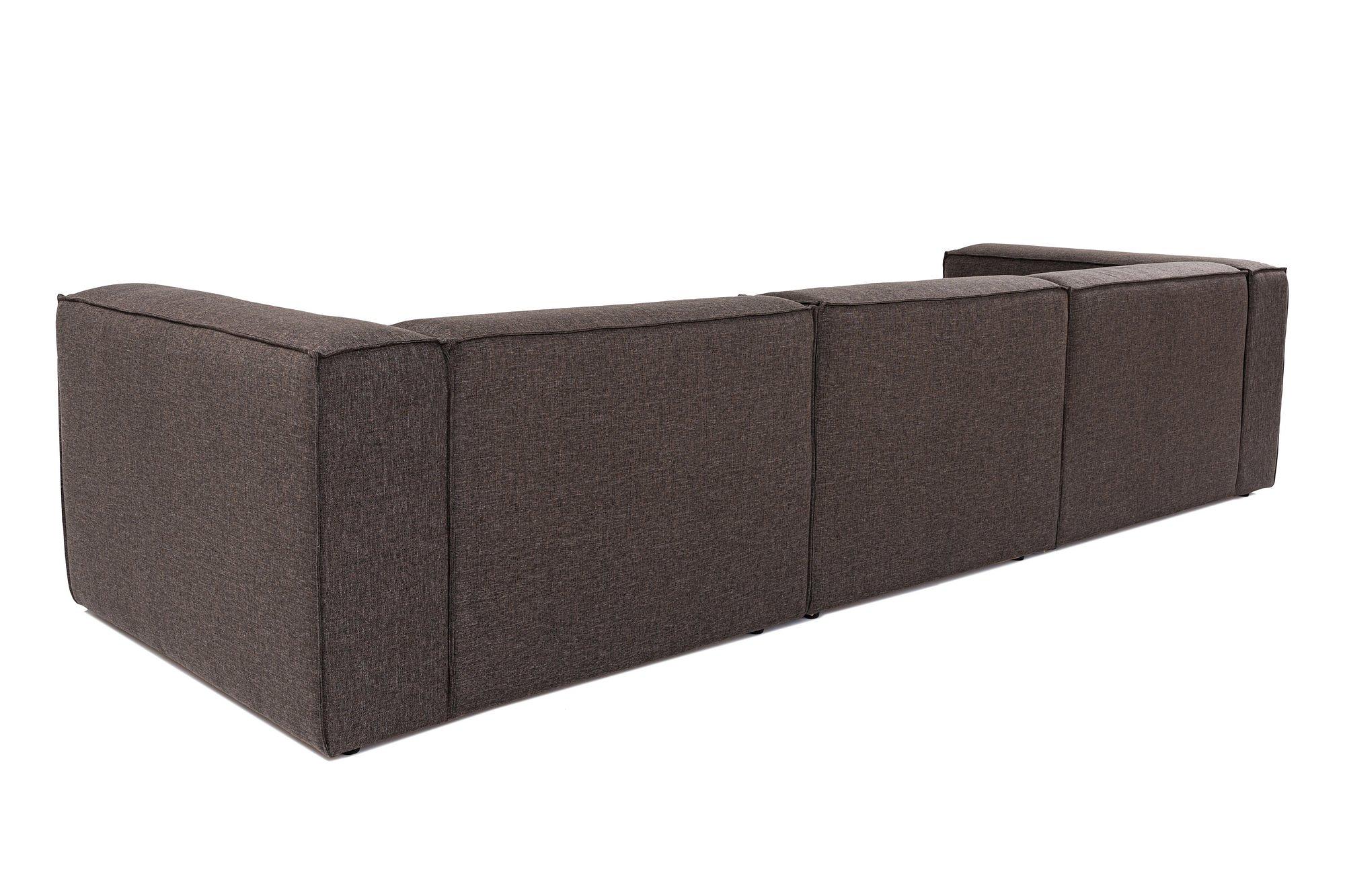 Fora corner sofa dark brown 6