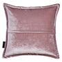 Glam Cushion cover Mixed fabric Mauve 1