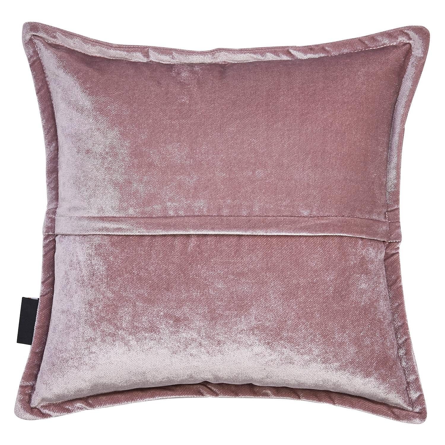 Glam Cushion cover Mixed fabric Mauve 1