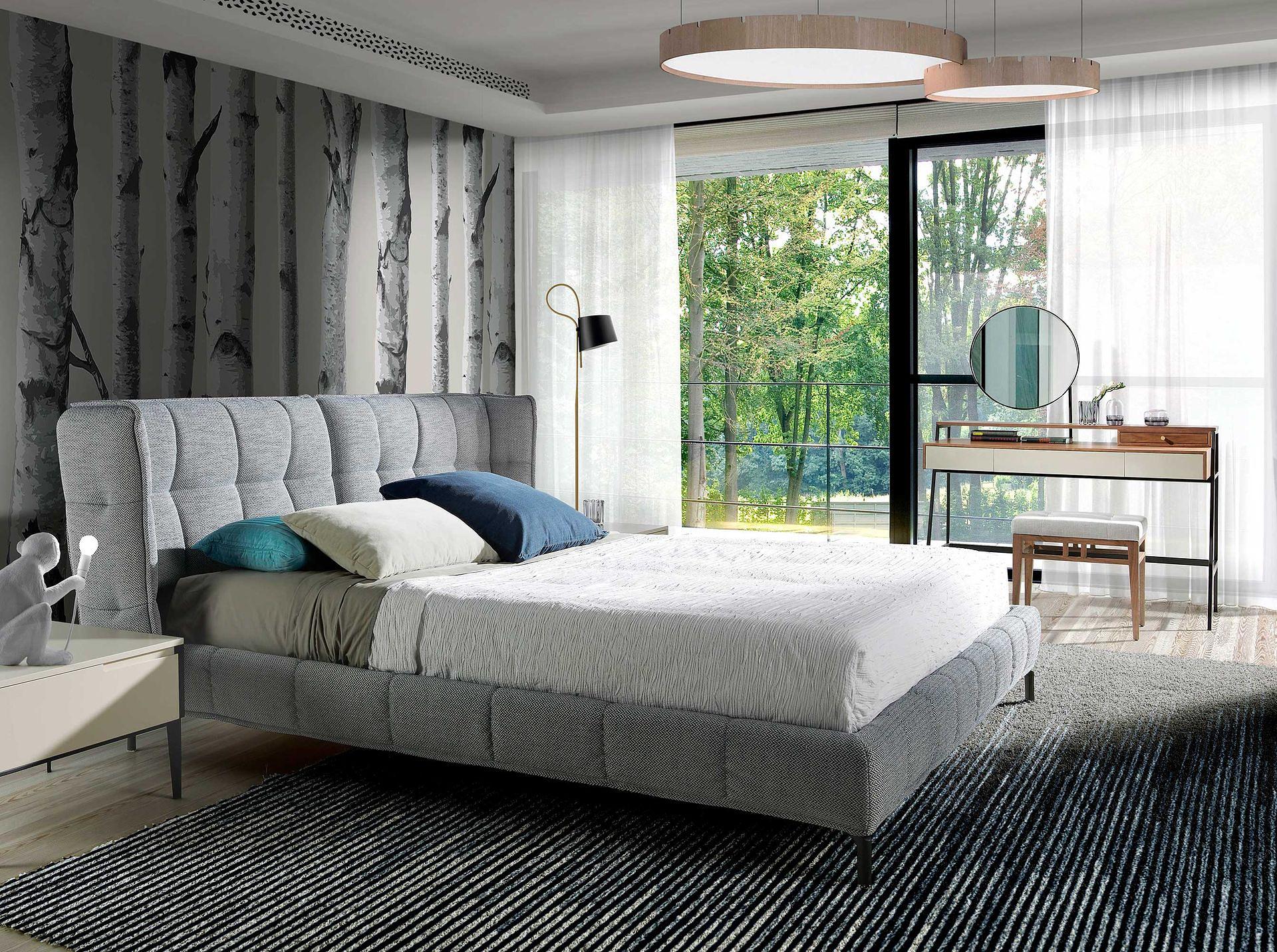 Hocker Textil Grau 7