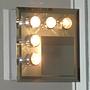 Wall lamp with mirror steel 1970s 1