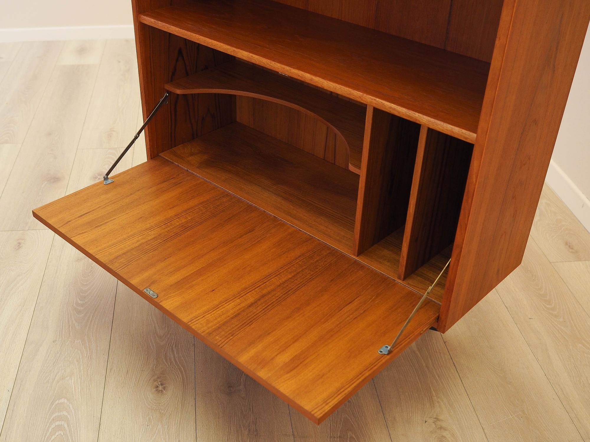 Teak bookcase 1970s 11