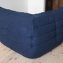 Togo Ecksofa Textil Marineblau 3