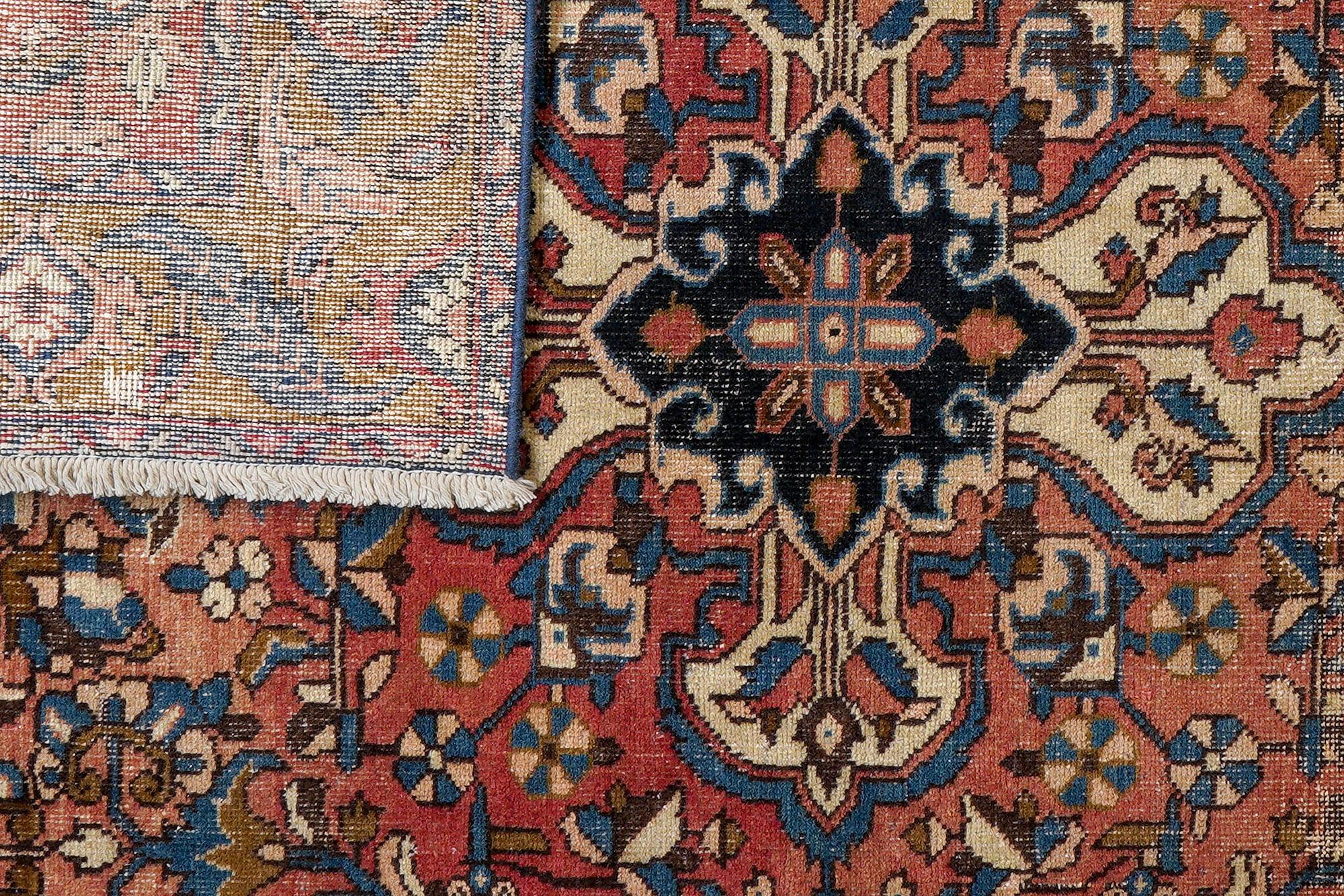 Heritage Sassan Teppich Wolle Braun 5