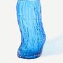 Tree trunk Vase Glass Blue 2