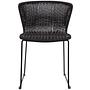 2x Wings Garden Chair Black 3