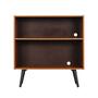 Bookshelf Teak Brown 1970s 0