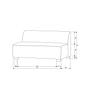 Hollandia Garten 2-Sitzer Sofa Grau 5