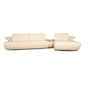 Avanti Ecksofa Leder Creme 0