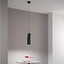 1-Light Fluke Type D Pendant Light Aluminium Black 2