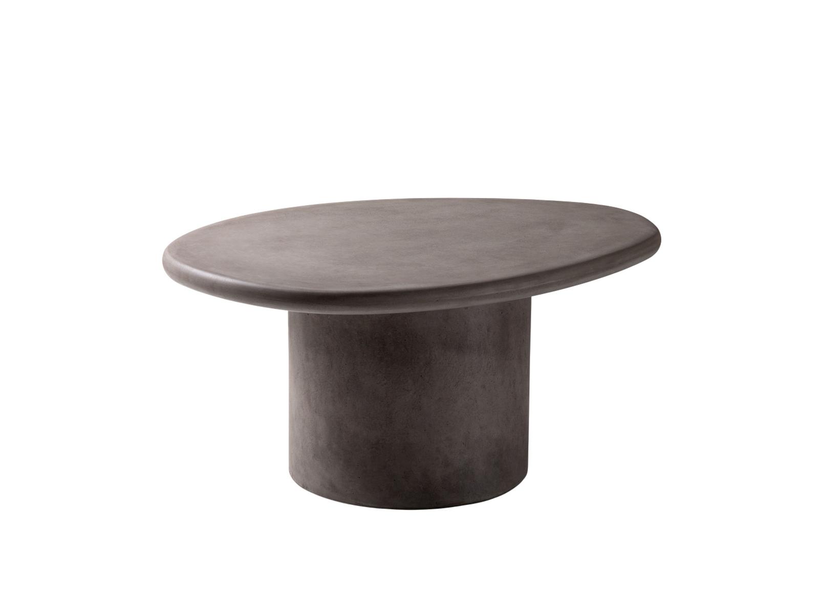 Daria Couchtisch Stein Grau 85x61x40 cm 0