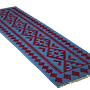Kilim Gashgai Teppich Wolle Blau 2