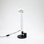 Periscope Table Lamp Metal Rubber White 2